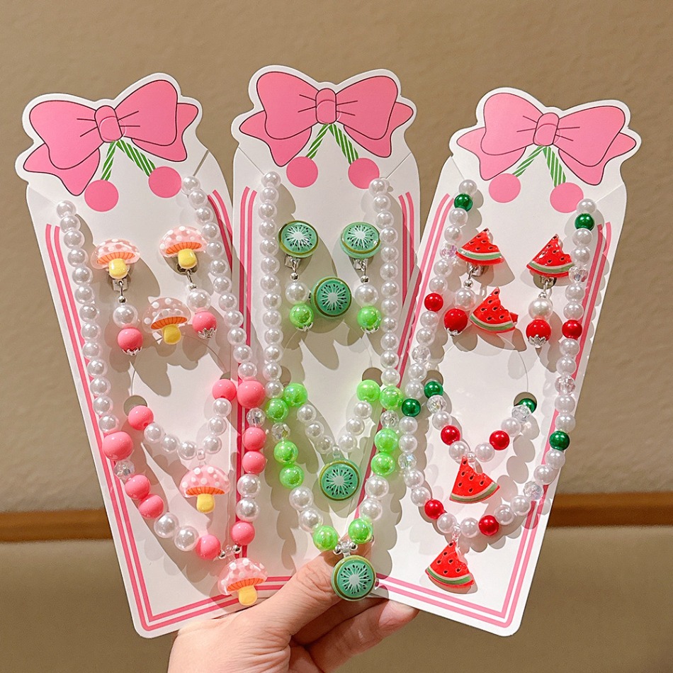 Baby Clothing Stores - Children Strawberry Headwear Set Cute Fruit