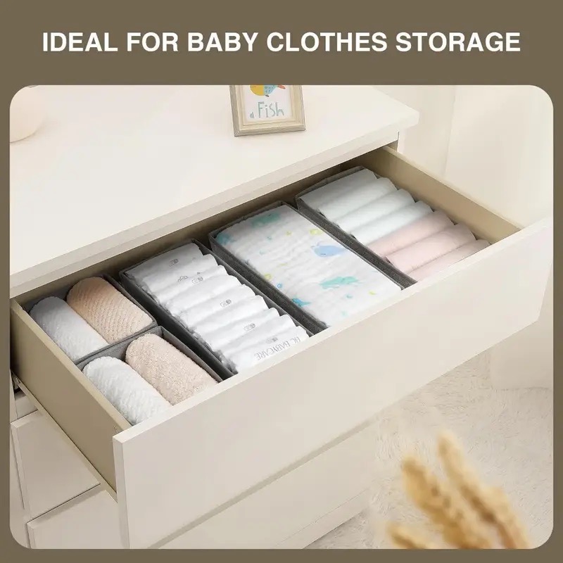 4pcs Foldable Drawer Organizer - Baby Clothes Organiser review and price