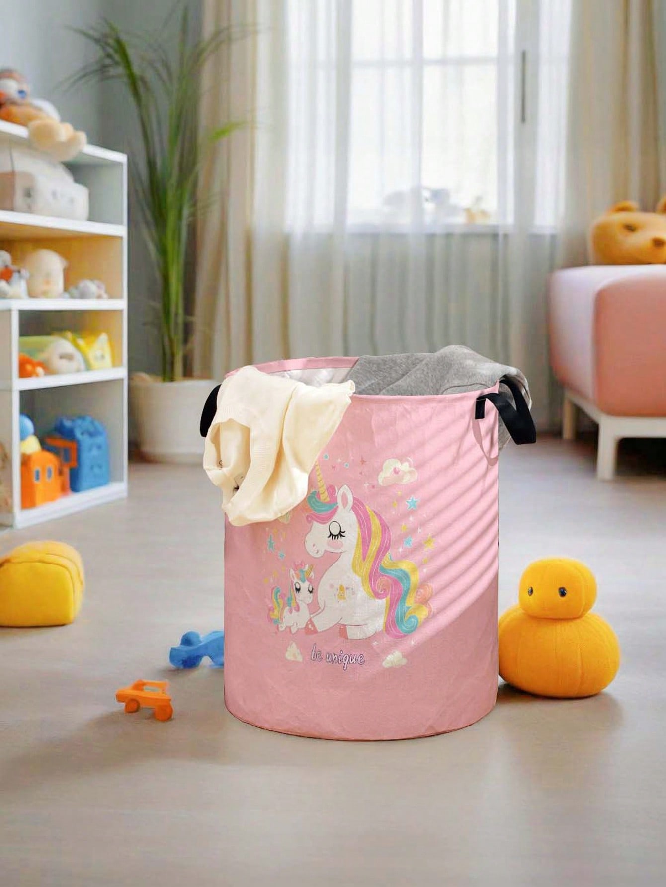 Unicorn Laundry Basket, Foldab - Baby Clothes Organiser review and price