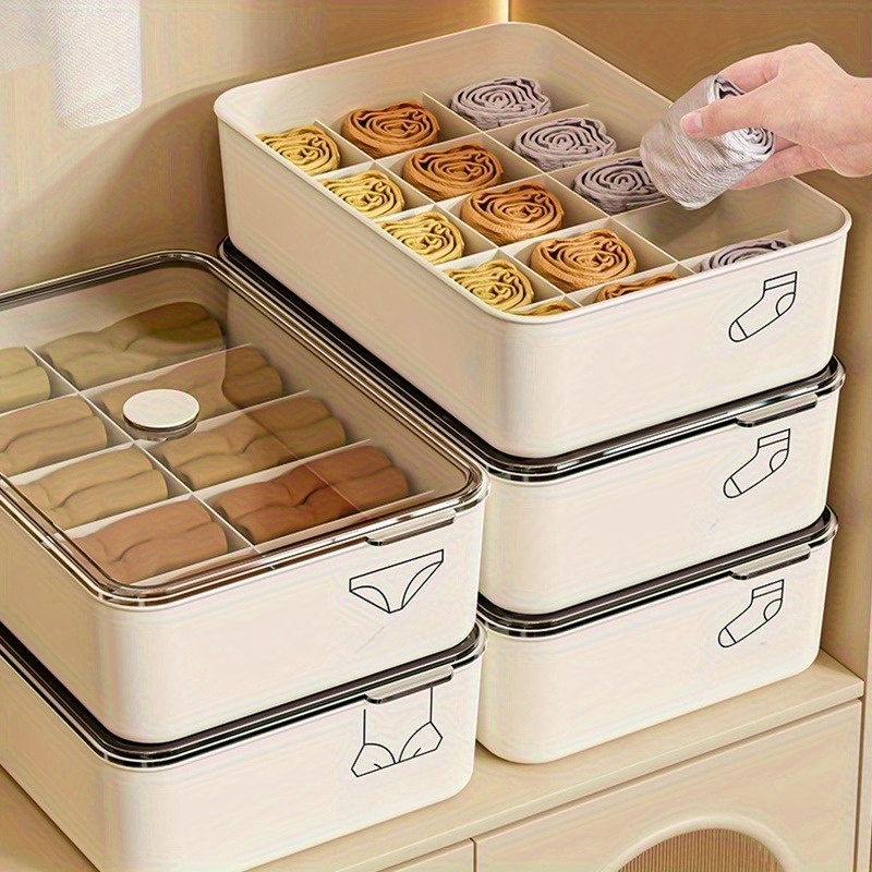 3pcs White Plastic Underwear a - Baby Clothes Organiser review and price