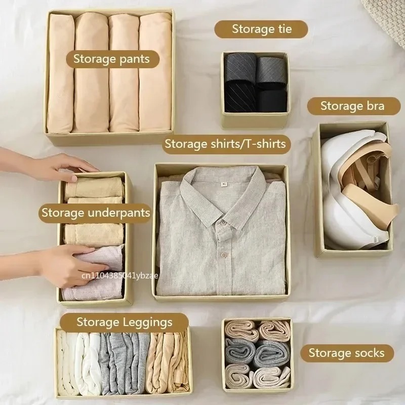 Fabric Underwear Storage Box D - Baby Clothes Organiser review and price