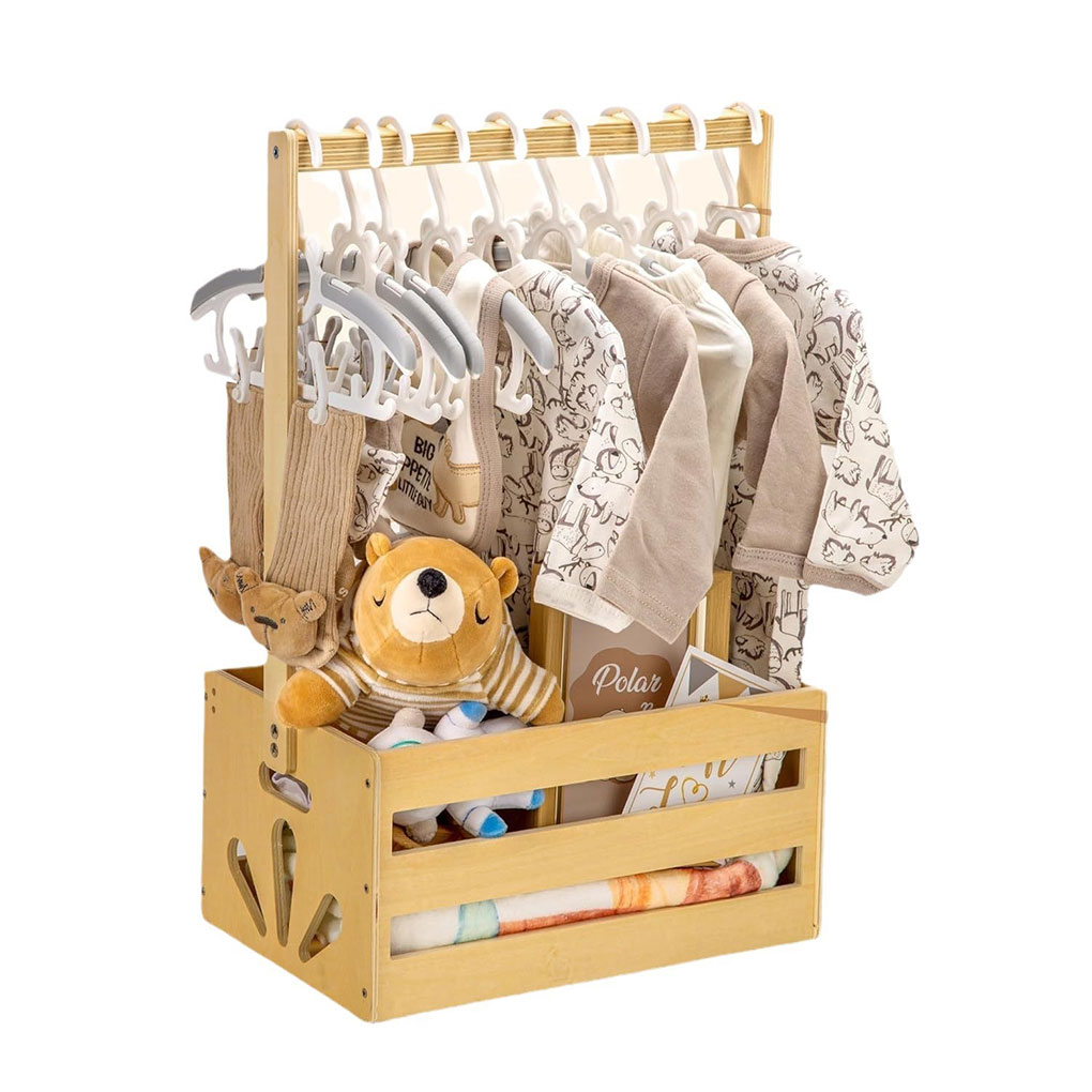 2025 Large Wooden Baby Product - Baby Clothing Rack review and price